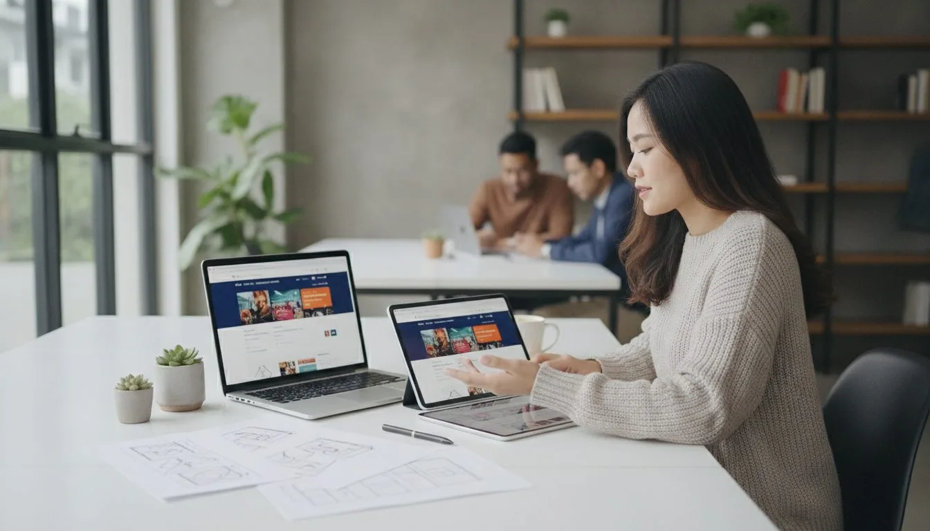 Bina Laman Web dengan AI